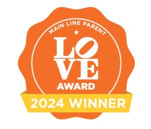 Here's an alt tag for the image: `2024 Main Line Parent LOVE Award Winner`