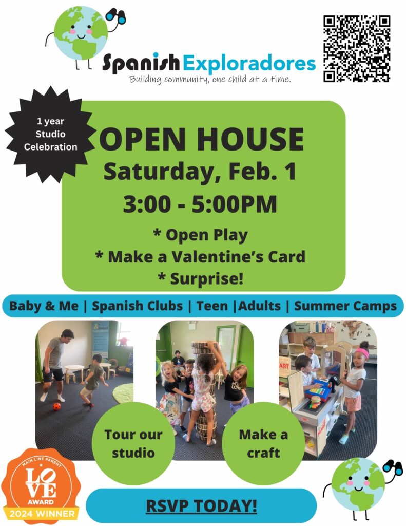 Spanish Exploradores open house, Feb 1.